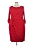 Connected Apparel Red Cocktail Dress Size 24W - photo 1
