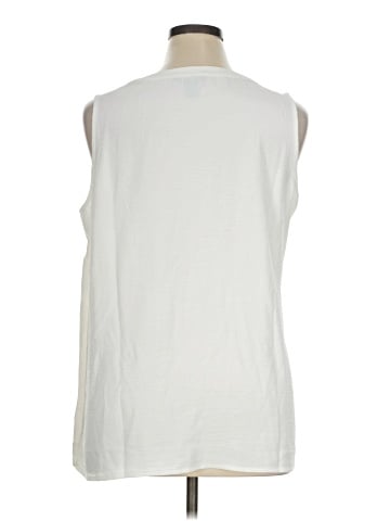 Nina Leonard Sleeveless Blouse (view 2)