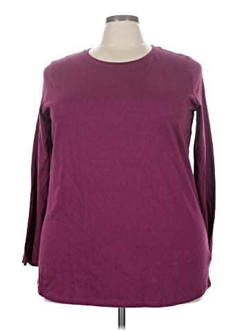 Woman Within 3/4 Sleeve T-Shirt (view 1)
