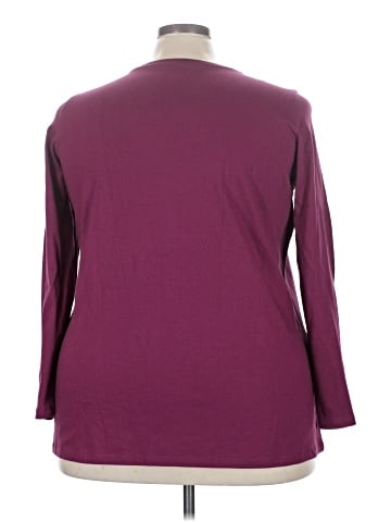 Woman Within 3/4 Sleeve T-Shirt (view 2)
