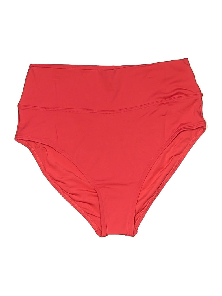 Pre-owned Lands' End Swimsuit Bottoms In Red