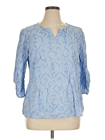 Chico's 3/4 Sleeve Blouse (view 1)