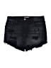 STUDIO BLUE Black Denim Shorts Size 28 waist - photo 1