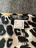Venus 100% Polyester Animal Print Brown Short Sleeve Blouse Size 14 - photo 7