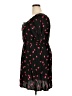 Just Found 100% Rayon Hearts Black Casual Dress Size 2X - photo 5