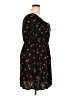 Just Found 100% Rayon Hearts Black Casual Dress Size 2X - photo 4