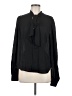 Timing 100% Polyester Black Long Sleeve Blouse Size M - photo 1