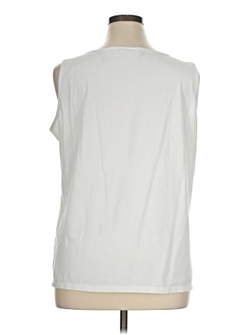 Susan Graver Sleeveless T-Shirt (view 2)