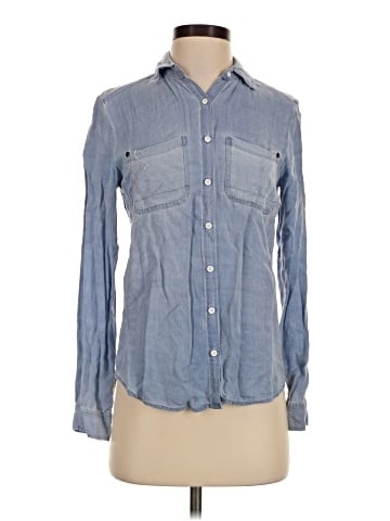 About A Girl Long Sleeve Button-Down Shirt (view 1)