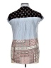 Intro Print Gray Sleeveless Button-Down Shirt Size XL (estimated) - photo 2