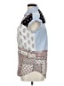 Intro Print Gray Sleeveless Button-Down Shirt Size XL (estimated) - photo 5