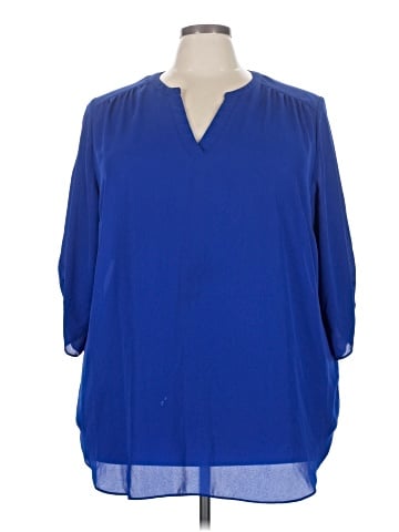 Worthington 3/4 Sleeve Blouse (view 1)