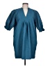 Glam 100% Polyester Teal Casual Dress Size L - photo 1