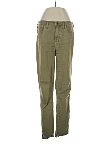 Madewell 9" High-Rise Skinny Jeans: Raw-Hem Garment-Dyed Edition (view 1)