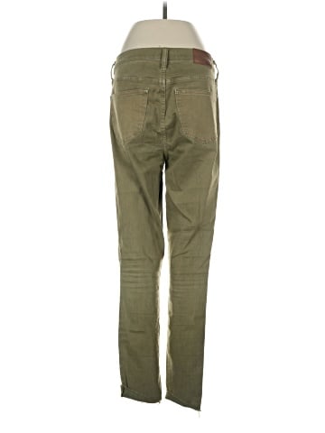Madewell 9" High-Rise Skinny Jeans: Raw-Hem Garment-Dyed Edition (view 2)
