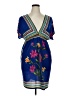 Rhapsody Tropical Blue Cocktail Dress Size XL - photo 1