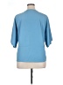 VIISHOW Blue Short Sleeve Blouse Size XL - photo 2