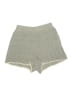 Mable Chevron-herringbone Gray Shorts Size S - photo 1