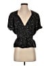 The Kooples Stars Black Short Sleeve Blouse Size XL (4) - photo 1