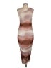 Forever 21 Graphic Brown Cocktail Dress Size L - photo 1