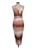 Forever 21 Graphic Brown Cocktail Dress Size L - photo 2