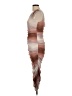Forever 21 Graphic Brown Cocktail Dress Size L - photo 5