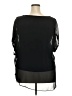 Joseph A. 100% Polyester Black Short Sleeve Blouse Size XXL - photo 2