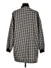 Shein Curve 100% Polyester Houndstooth Black Cardigan Size M - photo 2