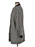 Shein Curve 100% Polyester Houndstooth Black Cardigan Size M - photo 5