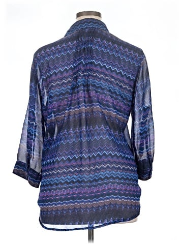 Vintage America Blues 3/4 Sleeve Blouse (view 2)