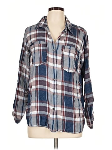 Kut from the Kloth Long Sleeve Button-Down Shirt (view 1)