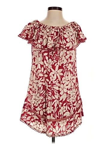 Red Carter Casual Dress (view 1)