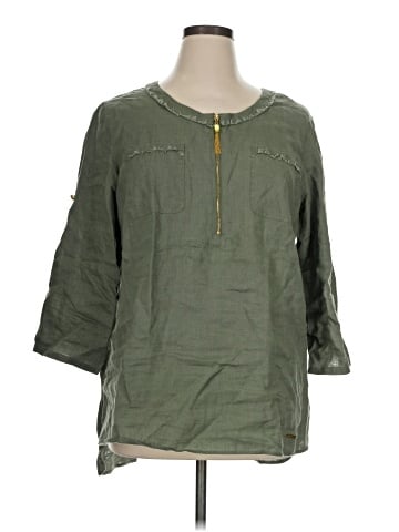 Ellen Tracy 3/4 Sleeve Blouse (view 1)