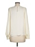 Ann Taylor 100% Polyester Ivory Long Sleeve Blouse Size M - photo 2