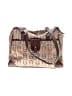 Etienne Aigner Print Multi Color Brown Shoulder Bag One size - photo 1