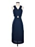 BCBGeneration Solid Blue Cocktail Dress Size 2 - photo 1