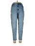 Divided by H&M Solid Blue Jeans Size 10 - photo 1
