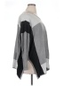 Fever Color Block Gray Pullover Sweater Size XL - photo 4