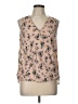 Atmosphere 100% Polyester Tan Sleeveless Blouse Size 10 - photo 1