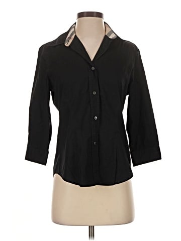 Burberry 3/4 Sleeve Button-Down Shirt (view 1)