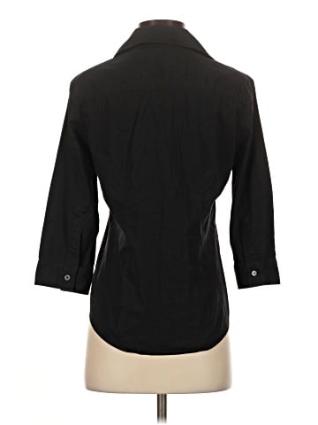Burberry 3/4 Sleeve Button-Down Shirt (view 2)