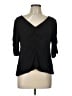 Old Navy Black 3/4 Sleeve Blouse Size L - photo 1