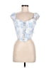 Sabo 100% Viscose Blue Sleeveless Blouse Size 8 - photo 1