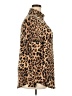 JM Collection Animal Print Brown Turtleneck Sweater Size XXL - photo 4