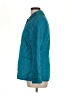Burberry 100% Polyester Teal Blue Jacket Size L - photo 5