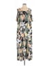 Catherines Tropical Gray Casual Dress Size 1X - photo 1