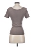 Cuyana Gray Tan Short Sleeve Top Size S - photo 2