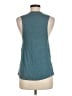Bella Teal Sleeveless T-Shirt Size M - photo 2