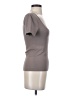 Cuyana Gray Tan Short Sleeve Top Size S - photo 4