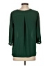 HD in Paris 100% Polyester Green 3/4 Sleeve Blouse Size 2 - photo 2
